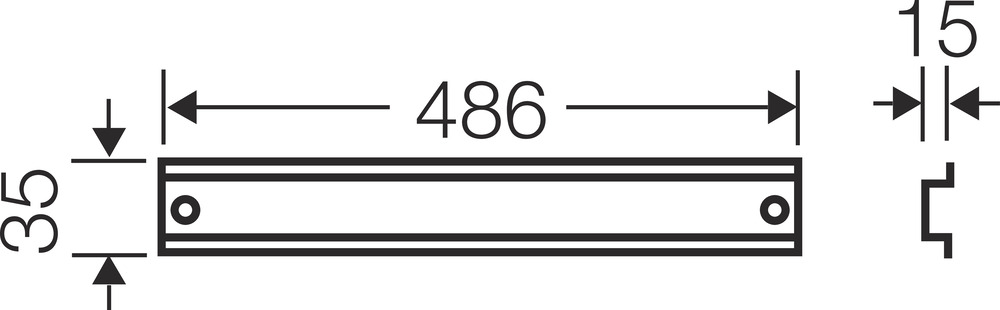 Hensel Tragschiene 486mm lang FP TS 54
