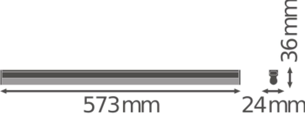 Ledvance LED-Lichtleiste 3000K LNCOMPHO60010W3000K