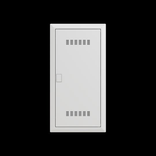 Striebel&John Mediaverteiler 4-reihig m.PatchPanel+Tür UK648MV