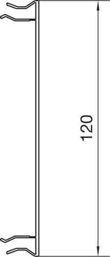 2 M Tehalit Brüstungskanal-OT Alu,natureloxiert BRA 1202 ELN