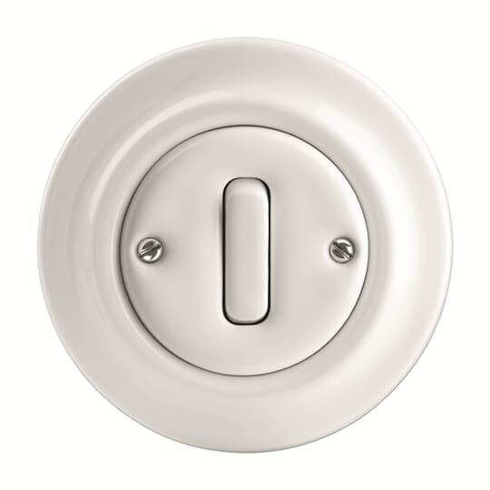 Busch-Jaeger Wechselschalter-Einsatz Porzellan 2002/6 UJ-64