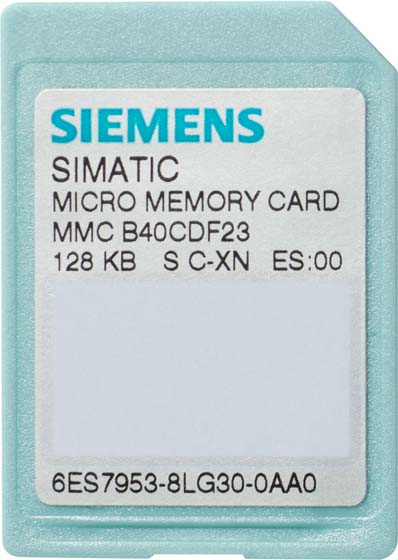 Siemens Dig.Industr. M-Memory Card S7 128-KB,3,3V 6ES7953-8LG31-0AA0