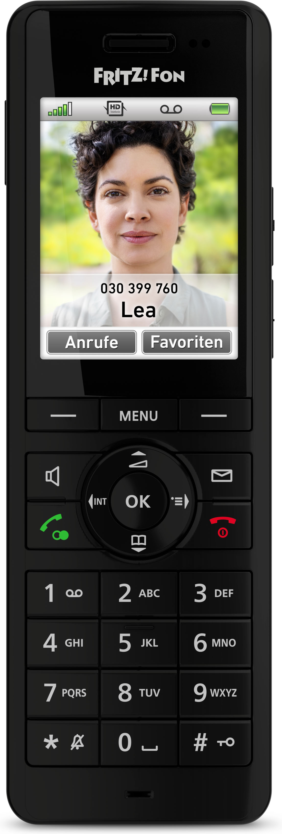 FRITZ! DECT Telefon FRITZ!Fon X6 schwarz