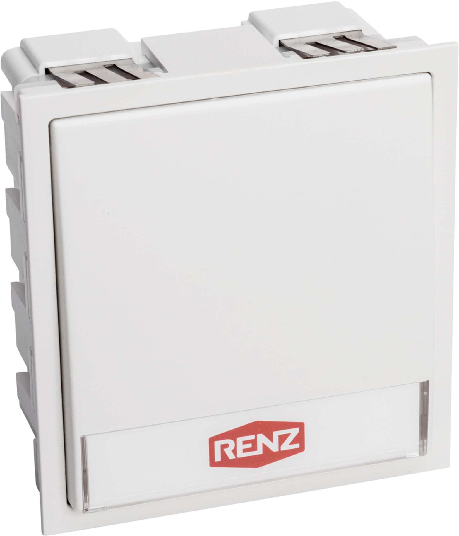 Renz Metallwaren. Klingelmodul mit 1 Klingeltaster 97-9-85269 ws