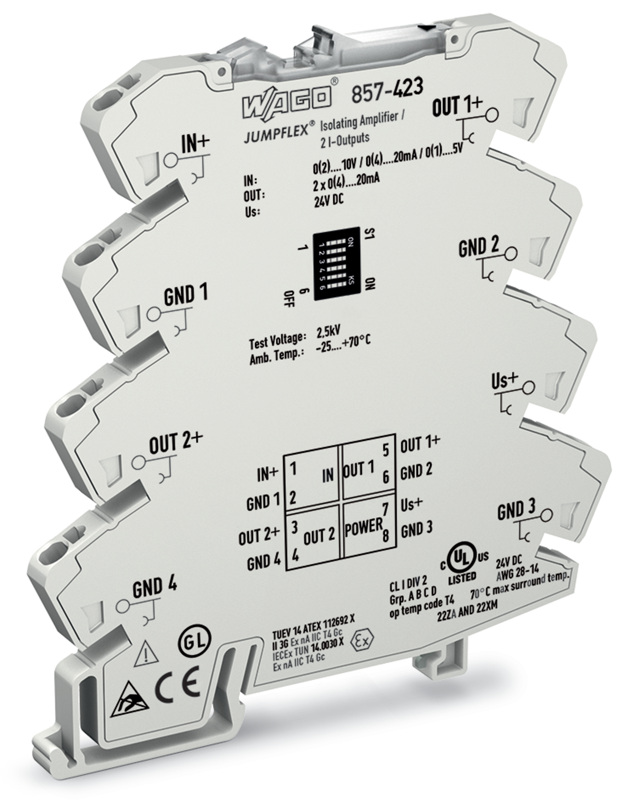 WAGO GmbH & Co. KG Trennverstärker 857-423