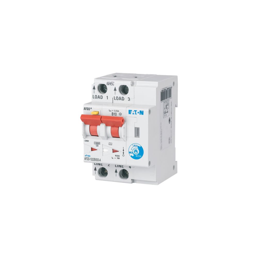 Eaton (Installation) Brandschutzschalter 2polig, B10A, 30mA AFDD-10/2/B/003-A