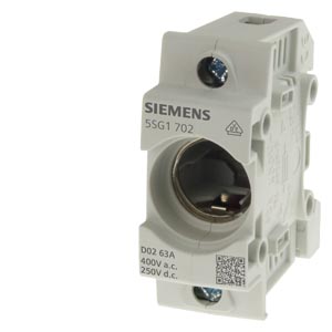Siemens Dig.Industr. Neozed-EB-Sicherungssockel D01/16A 1-polig 5SG1302