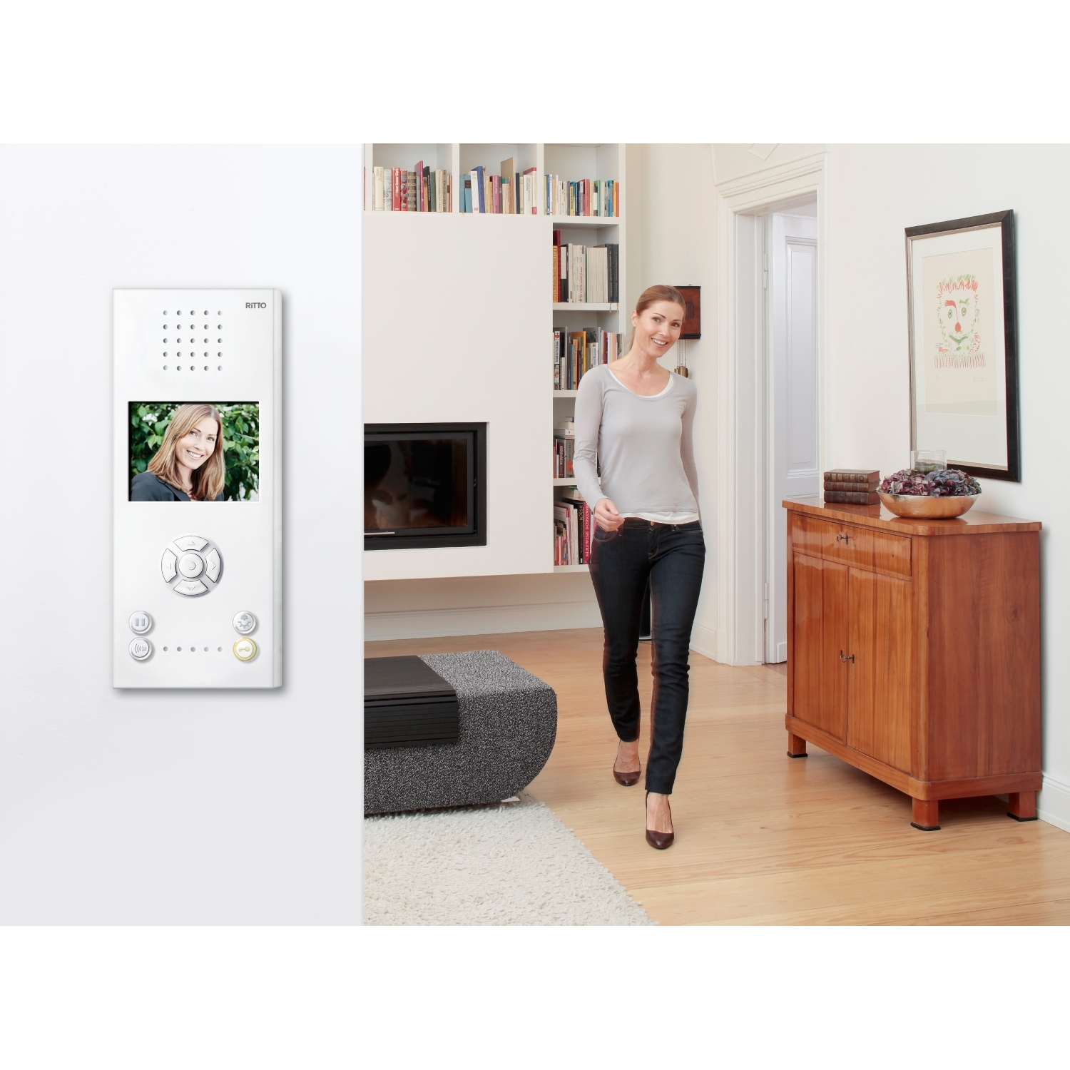 Ritto Video-Freisprechstelle Color Komfort weiß RGE1787570