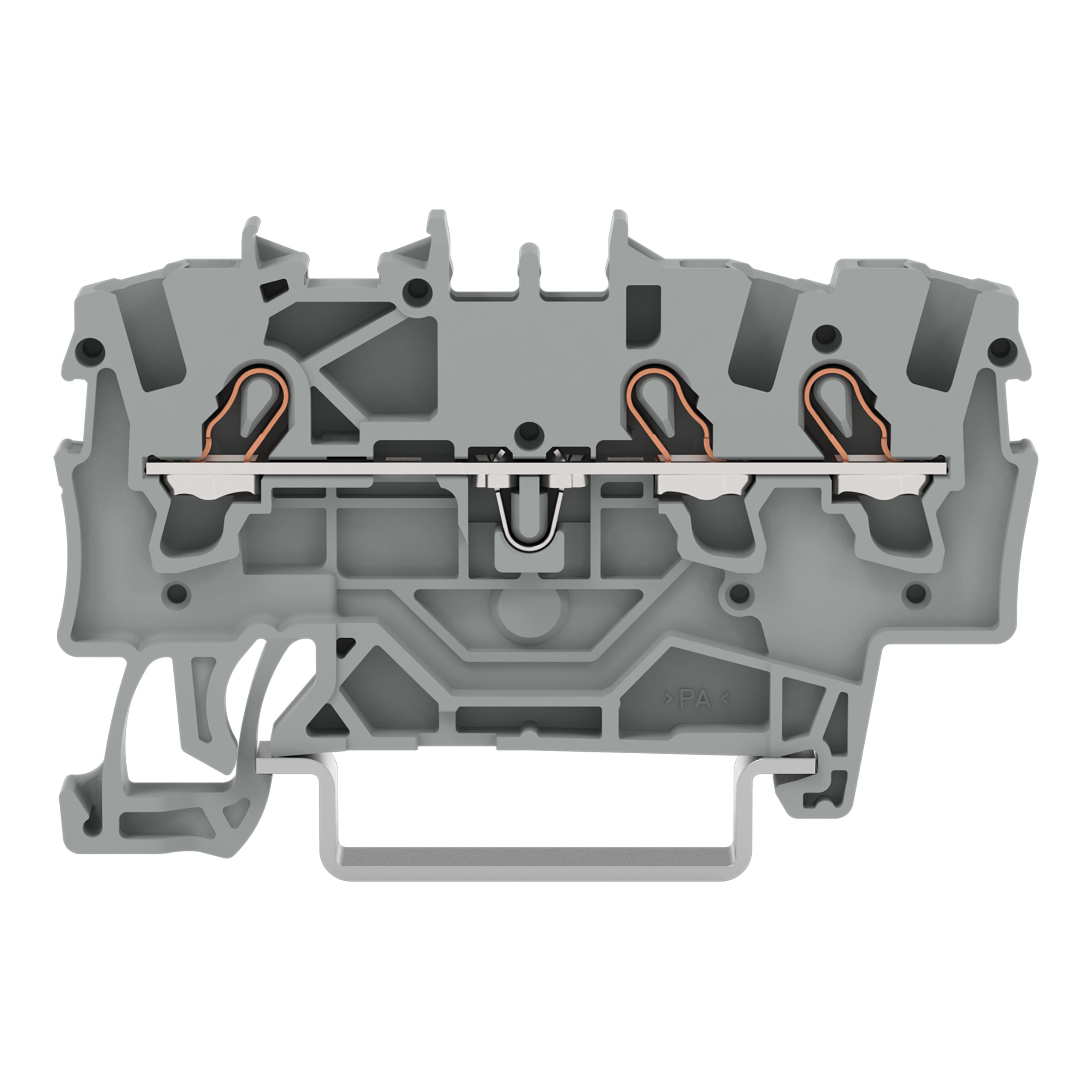 WAGO GmbH & Co. KG Durchgangsklemme 3-Leiter, TS 35 2001-1301