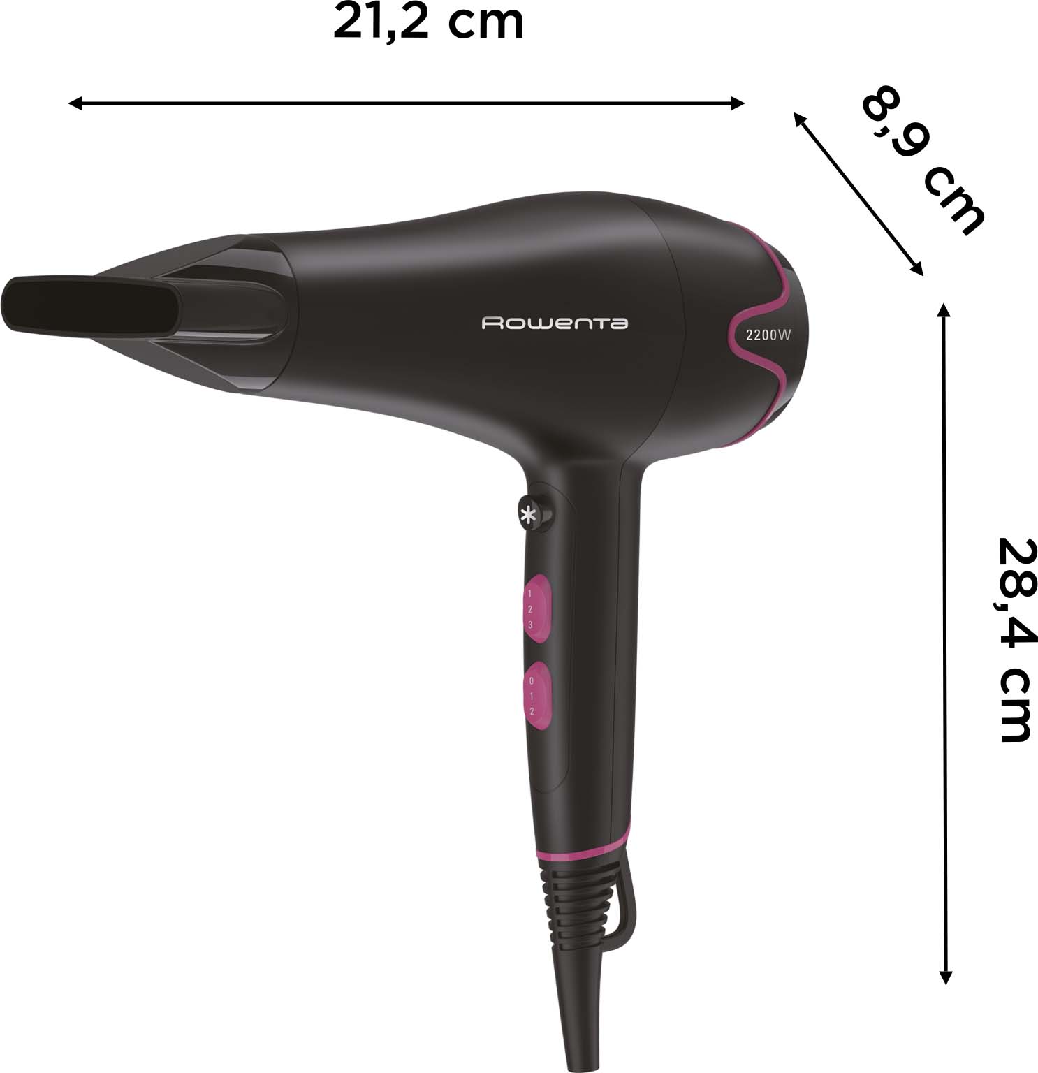 Groupe SEB WMF Haartrockner Studio Dry CV5713 sw