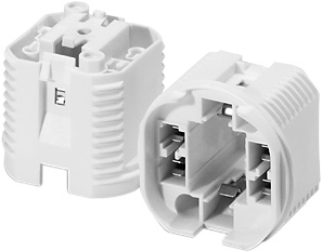 Houben Fassung G24d-2/GX24d-2 ws f. TC-D/ TC-T 527503
