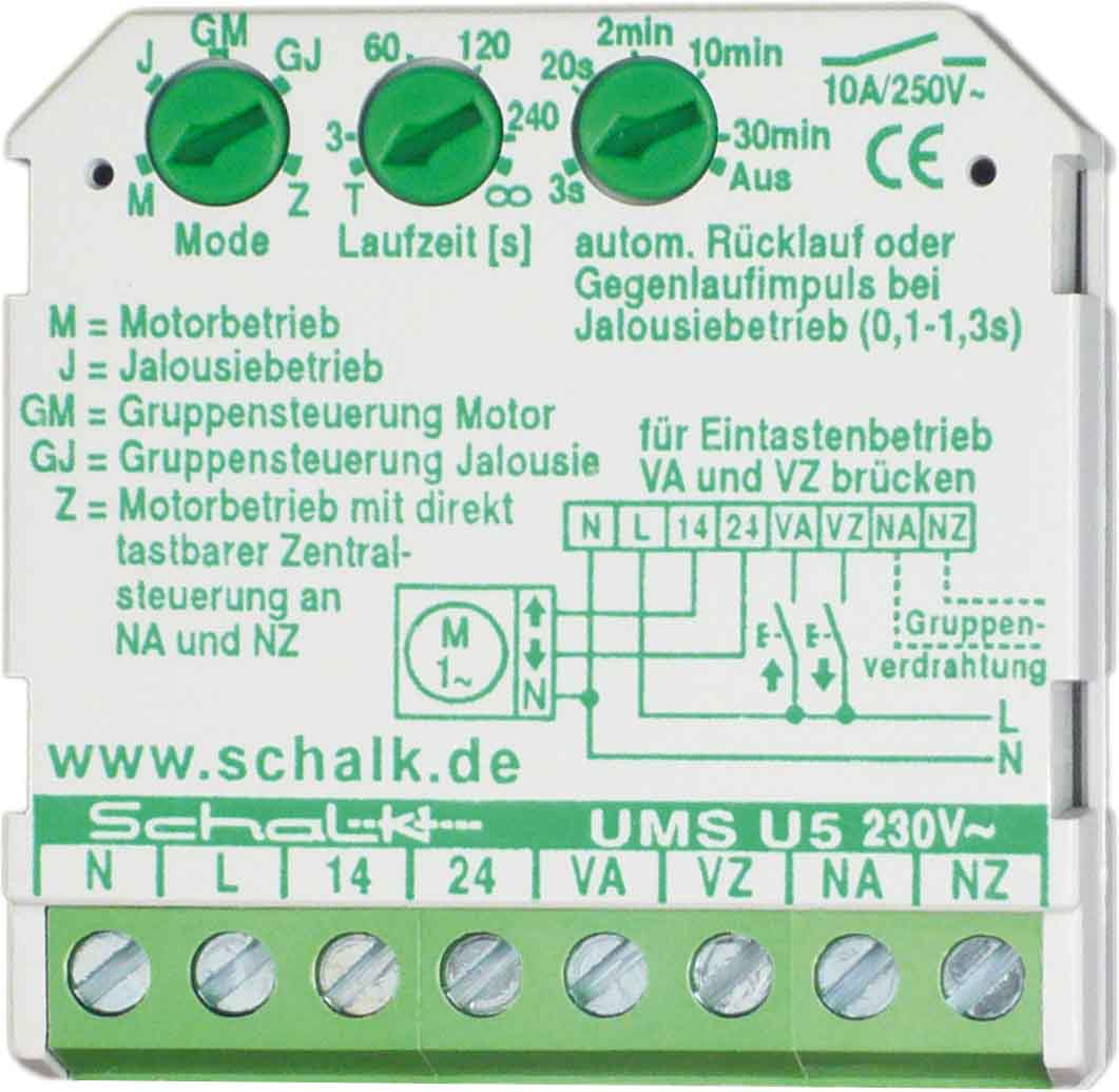 Schalk AUF/ZU-Steuerung 230VAC,2S,10A UMS U5 (230V AC)