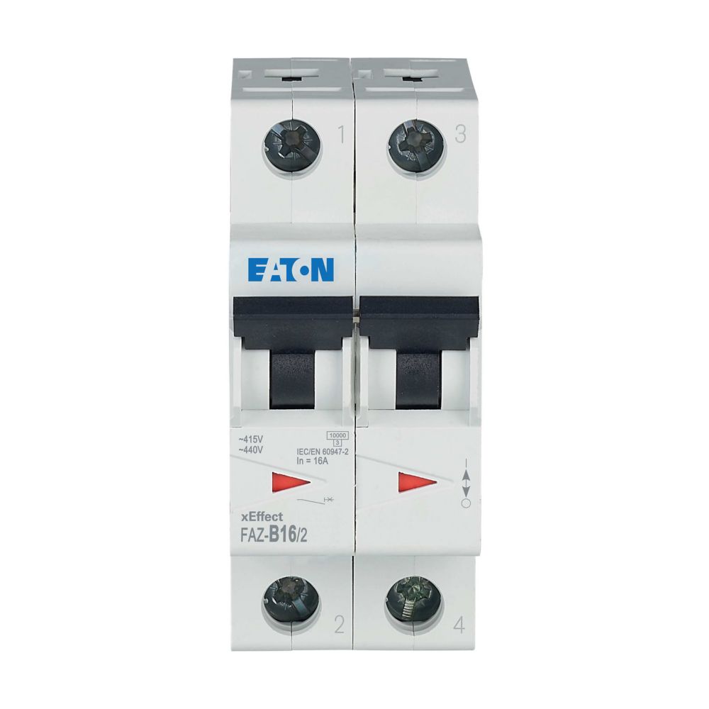 Eaton (Moeller) Leitungsschutzschalter B 16A, 2p FAZ-B16/2