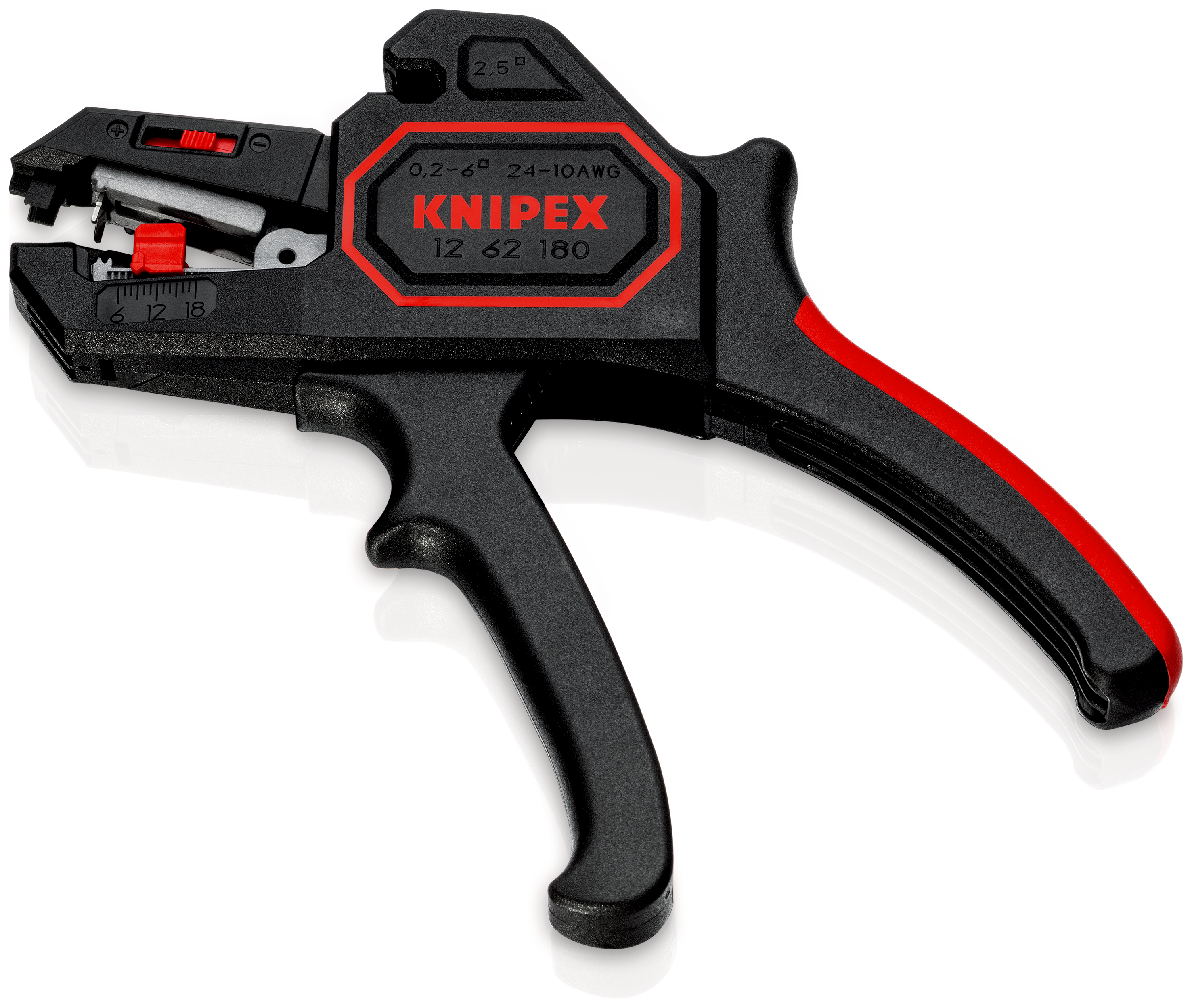 Knipex-Werk Abisolierzange automatisch, 180mm 12 62 180 SB