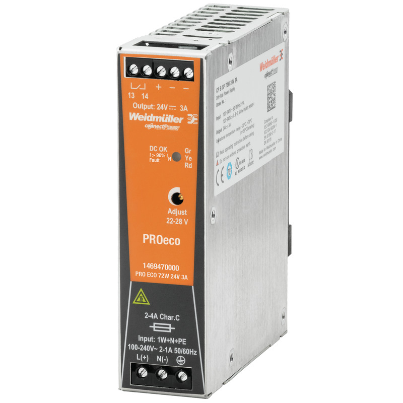Weidmüller Schaltnetzgerät PRO ECO 72W 24V 3A