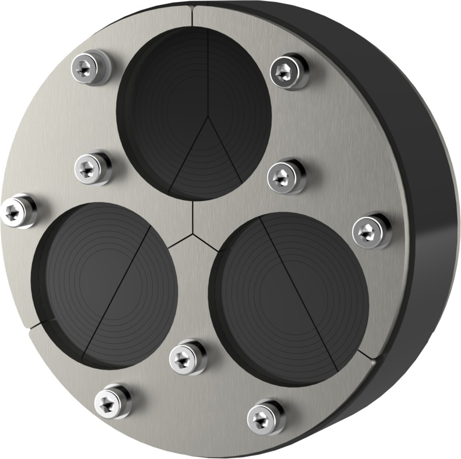 Hauff Ringraumdichtung f. 3 Kabel D=22-54mm HRD150-SG-3/22-54