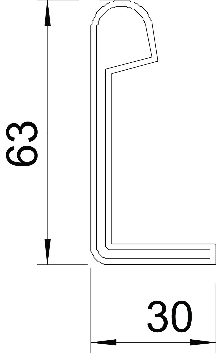 OBO Bettermann Vertr Schutzkappe für Kabelleiter SKH 60 OR (VE2)