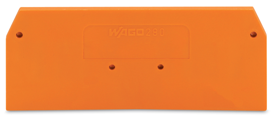 WAGO GmbH & Co. KG Abschlußplatte orange, 2,5mm dick 280-326