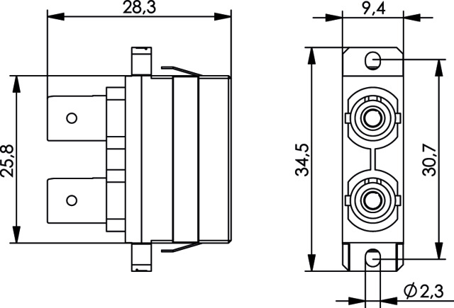 Telegärtner ST/SC-Dupl.Adapter MM+SM Einschn.o Schr.mont. 100007267