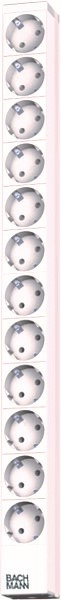 Bachmann Steckdosenleiste 12f.alu 1HE 12xSchutz. 565mm 333.413