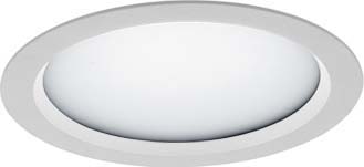 LTS Licht&Leuchten LED-Einbaudownlight 3000K inkl.Konverter VTFM-R 101.830 WS
