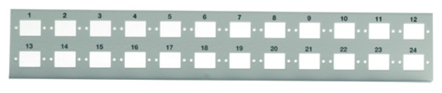Telegärtner Verteilerplatte f.12 SC-D-Kupplungen 100021484
