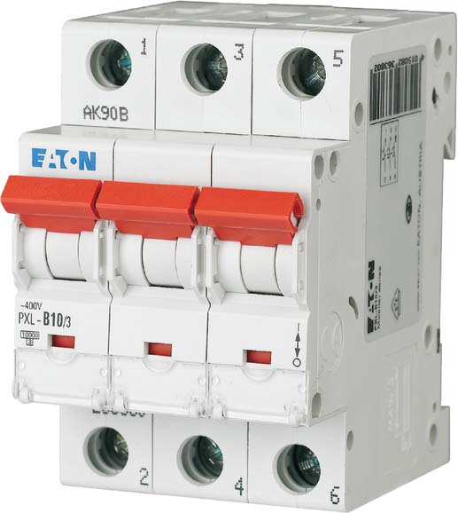 Eaton LS-Schalter m.Beschrift. C 10A, 3p PXL-C10/3