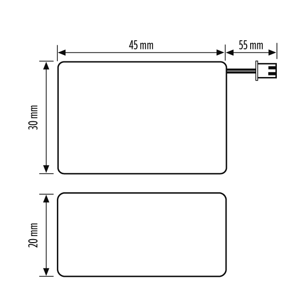 ESYLUX Ersatzakku  SLDBATTERYNiCd800mAh
