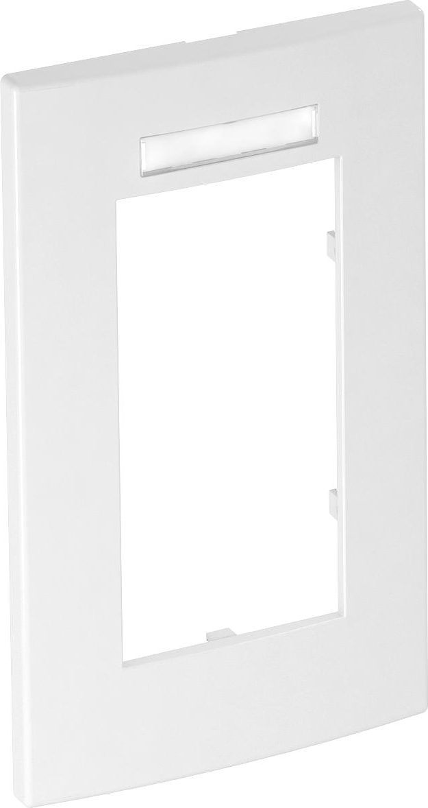 OBO Bettermann Vertr Abdeckrahmen 2fach 84x140mm rws AR45-BSF2 RW