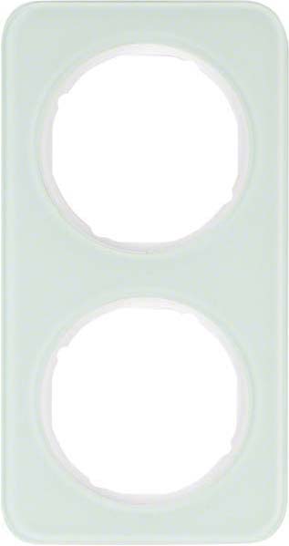 Berker Rahmen Glas/pows 2fach 10122109
