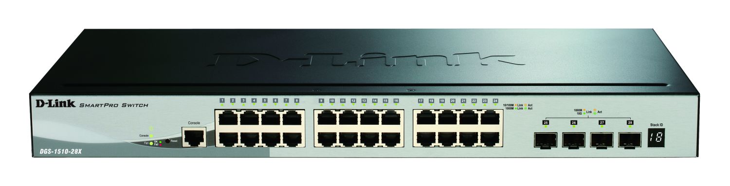 DLink Deutschland 28-Port Gigabit Switch managed DGS-1510-28X/E