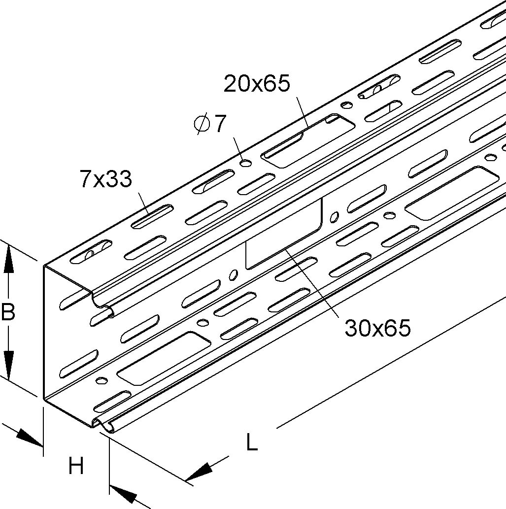 2 M Niedax LS-Kanalunterteil L=2m LI 60.060