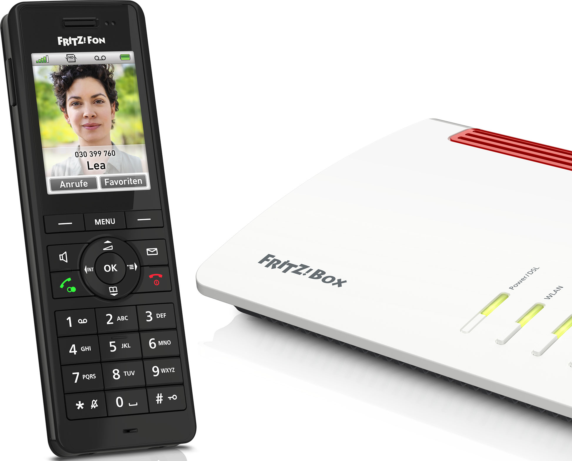 FRITZ! DECT Telefon FRITZ!Fon X6 schwarz