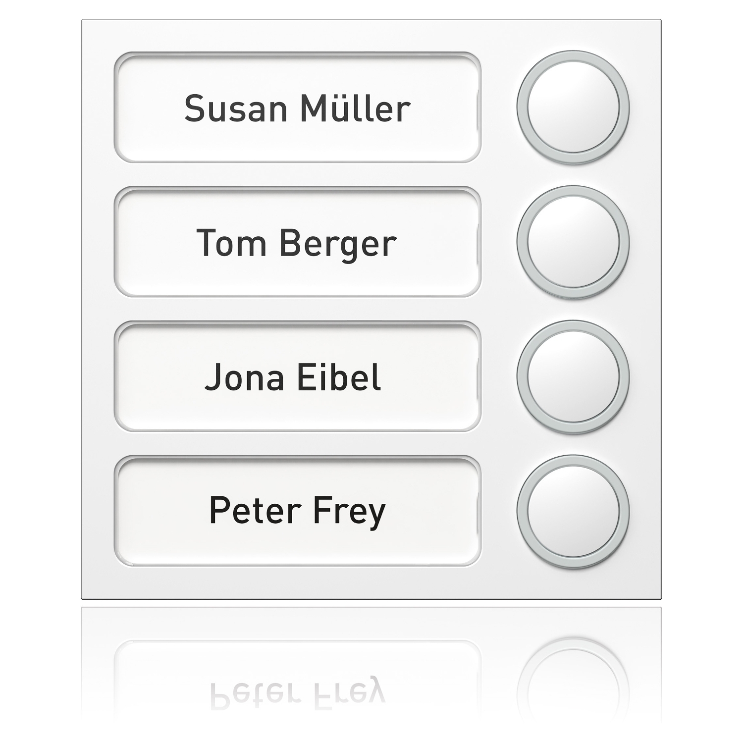 Ritto Portier Tastenmodul ws 4 Tasten,95x95x33mm 1875470