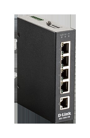 DLink Deutschland 5-Port Gigabit Ind.Switch unmanaged Layer2 DIS-100G-5W