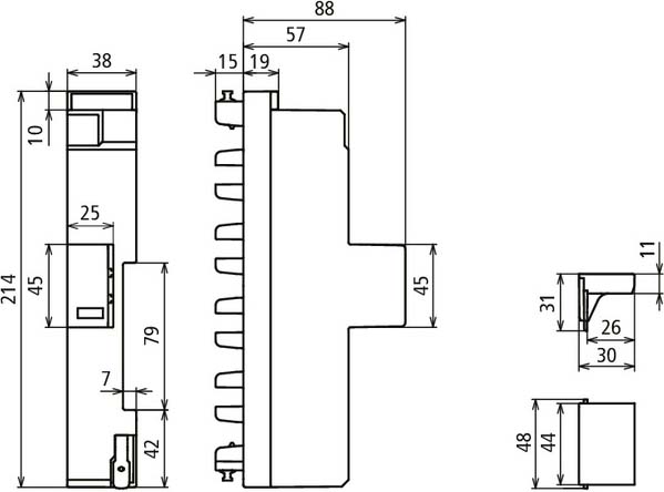 DEHN Kombi-Ableiter TN-S DSH ZP 2 TNS 255