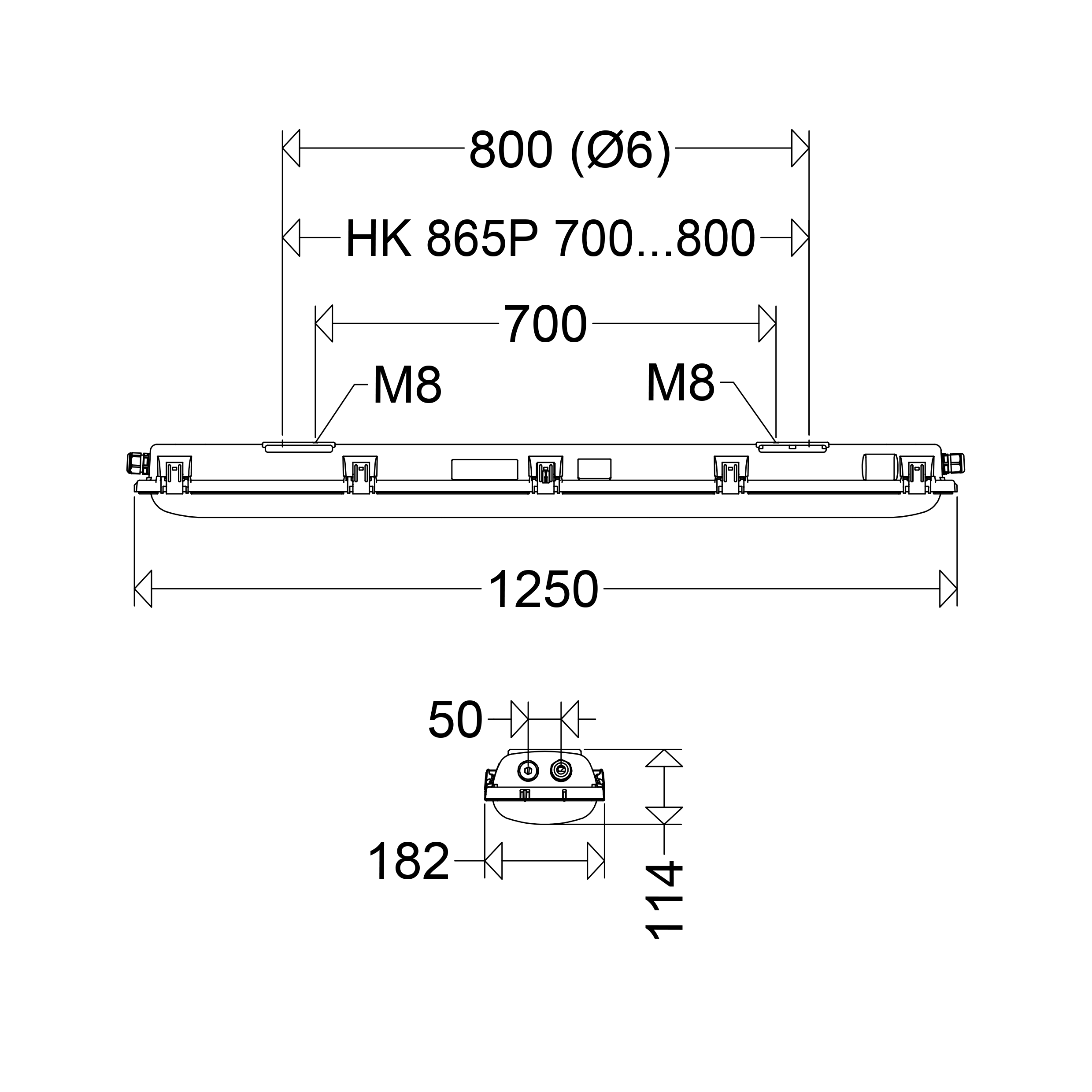 Schuch Licht Ex-LED-Wannenleuchte nD866F 12L42