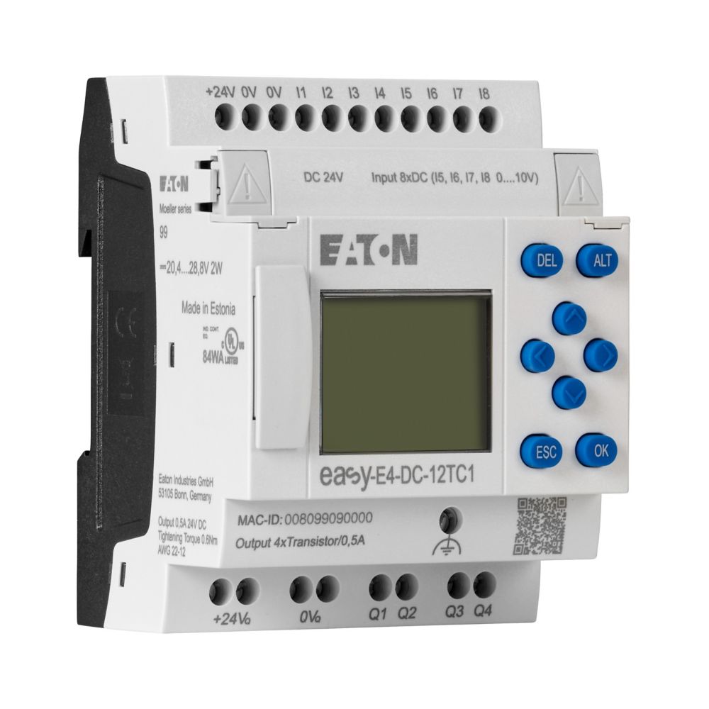 Eaton (Moeller) Steuerrelais 24VDC EASY-E4-DC-12TC1