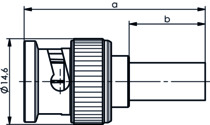Telegärtner BNC-Kabelstecker Crimp G2 (RG-59 B/U) 100027490