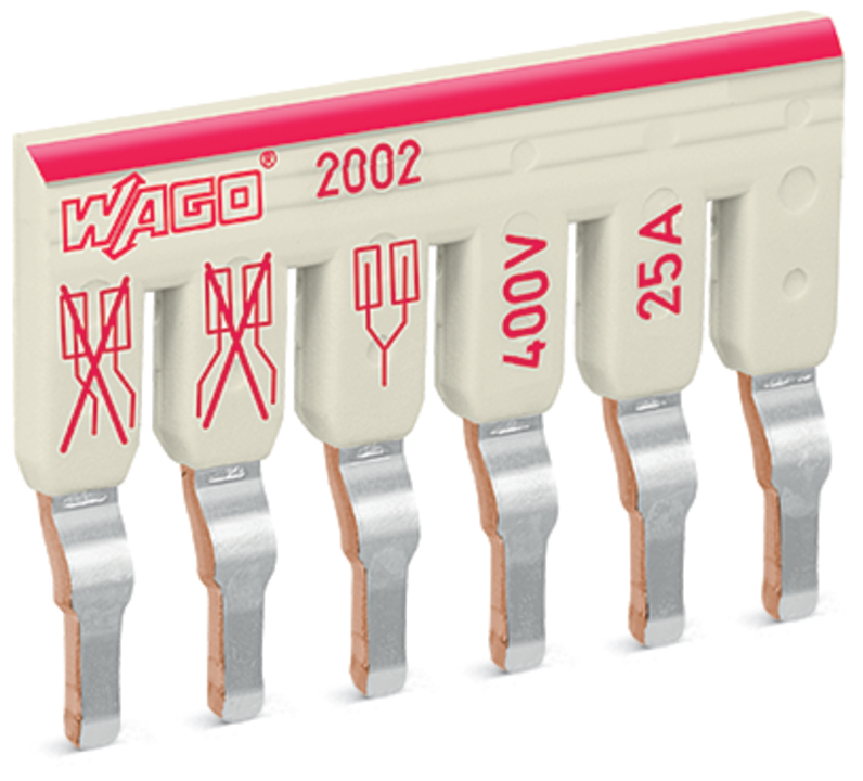 WAGO GmbH & Co. KG Schachtelbrücker lgr. 6-fach,isoliert 2002-476