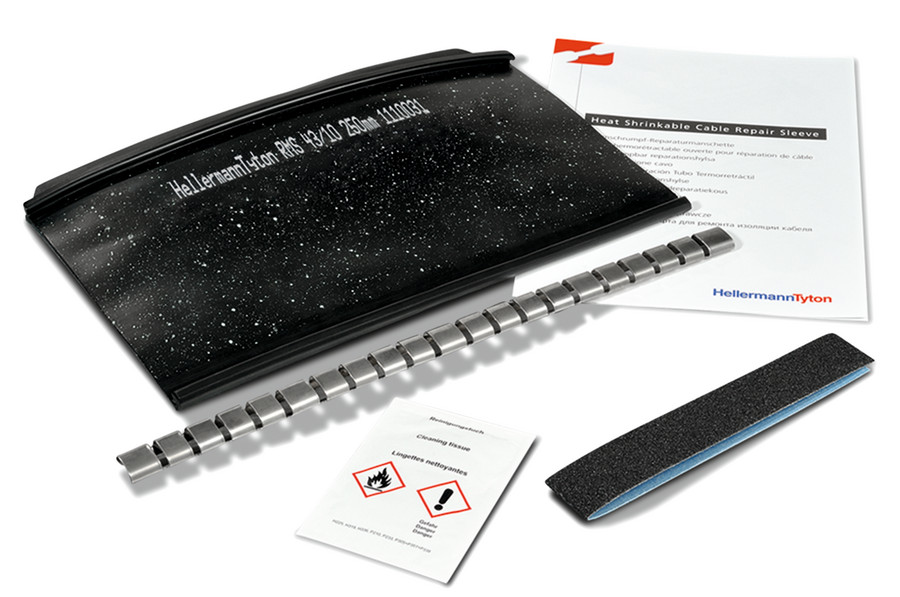 HellermannTyton Reparaturmanschette schwarz RMS 43-10 500
