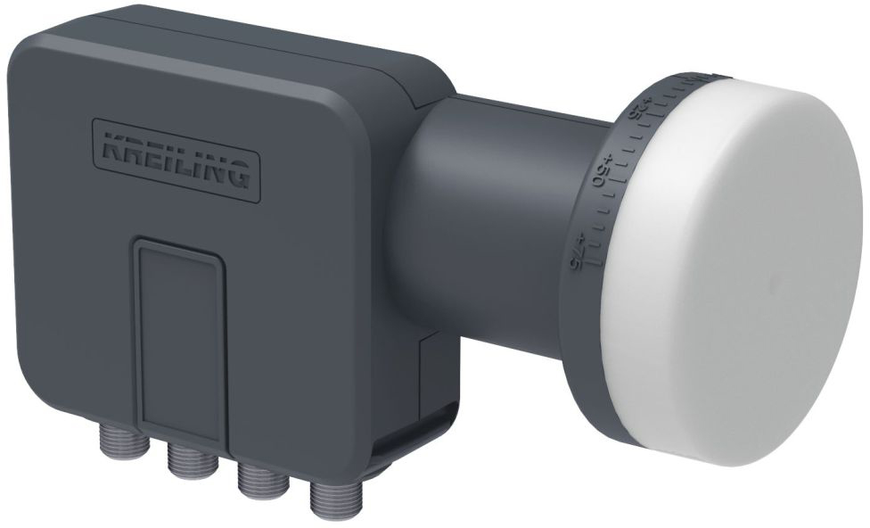 Kreiling Tech. Universal-Quad LNB 40mm schaltbar KR 4440 Profi III