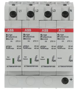 ABB Stotz S&J Überspannungsschutz Typ2 TN-S 3P+N 20kA OVRT23N40-275PQ