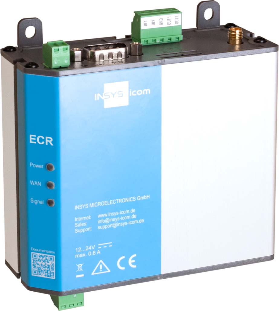 Insys LTE-/WLAN-Router 2xLAN 1xRS232, 1xRS485 ECR-LW300