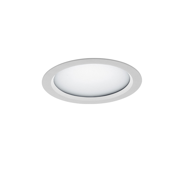 LTS Licht&Leuchten LED-Einbaudownlight 4000K inkl.Konverter VTFM-R 101.840 WS