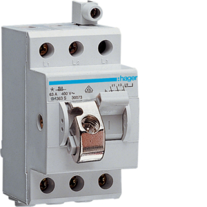 Hager Ausschalter 63A,3-pol,sperrbar SH363S