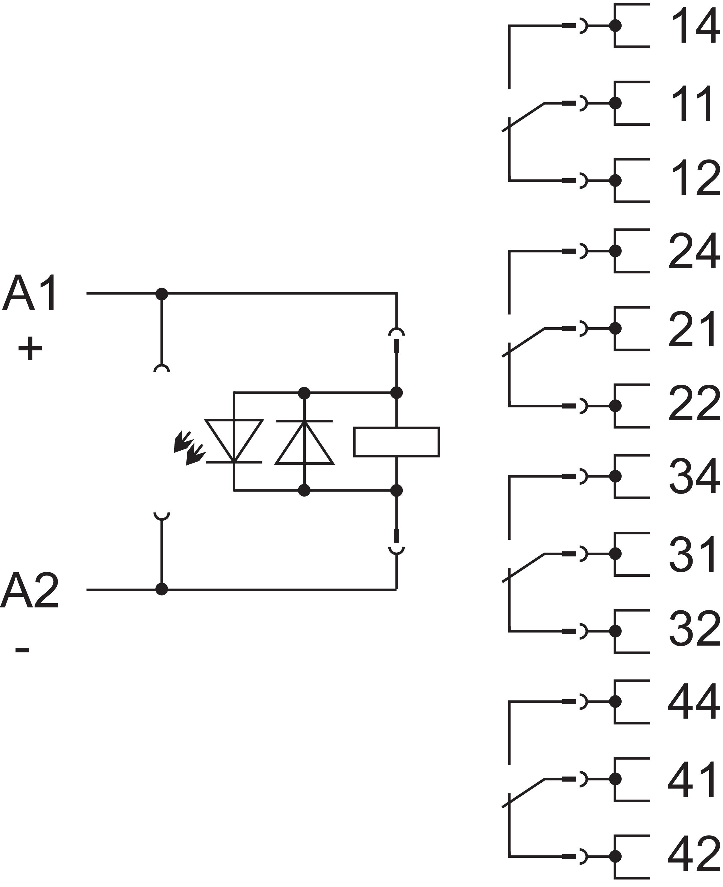 WAGO GmbH & Co. KG Relais-Baustein 24VDC 4XUM 858-304