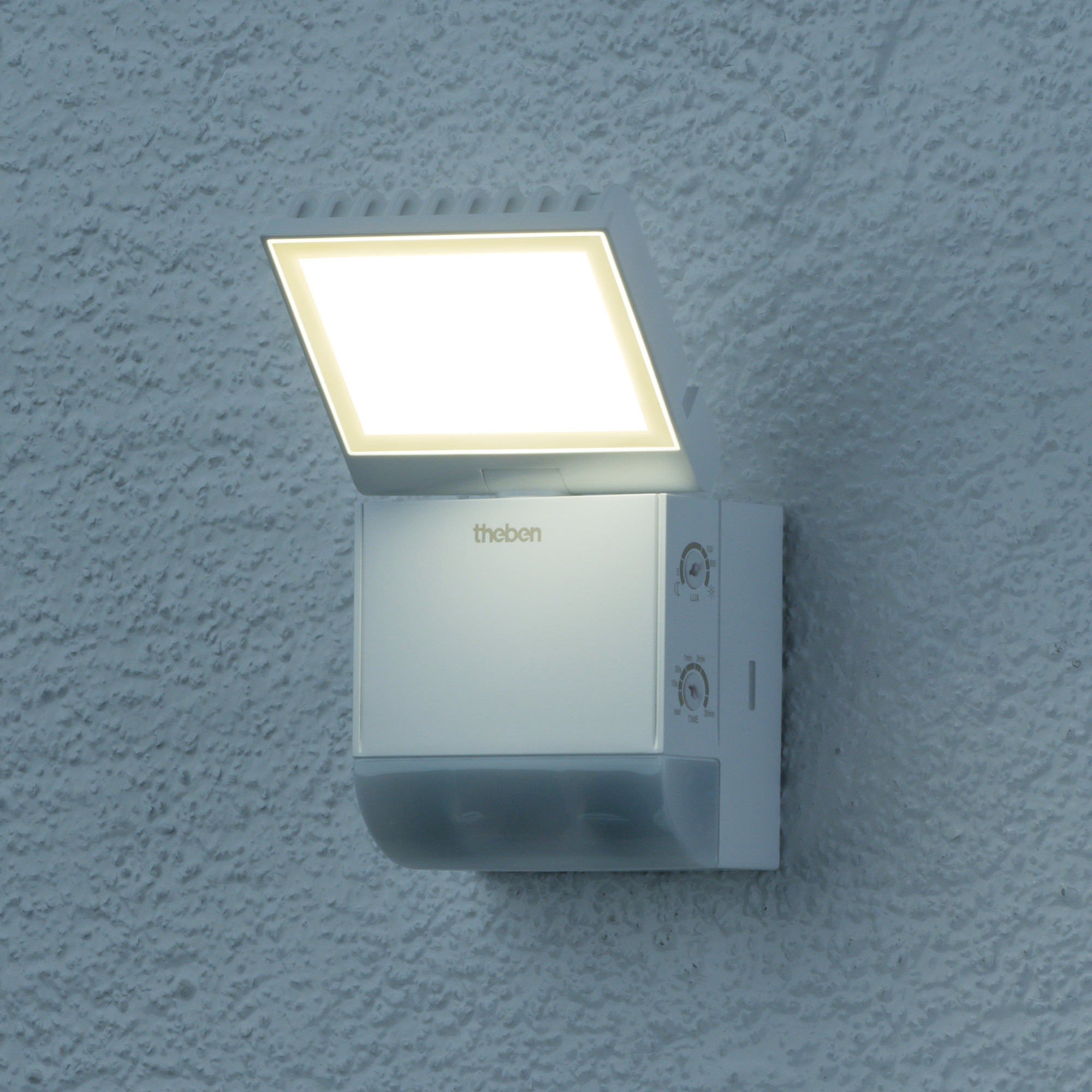 Theben theLeda S8-100 WH LED-Strahler dreh-/schwenkbar, Bewegungsmelder, 4000 K neutralweiß 1020800