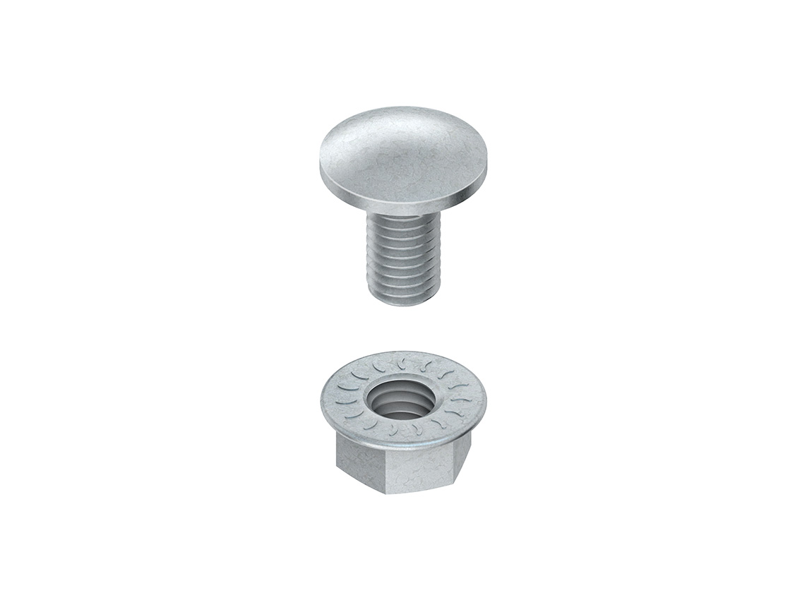 Niedax Schraube Flachrundkopf FLM 6X16 F