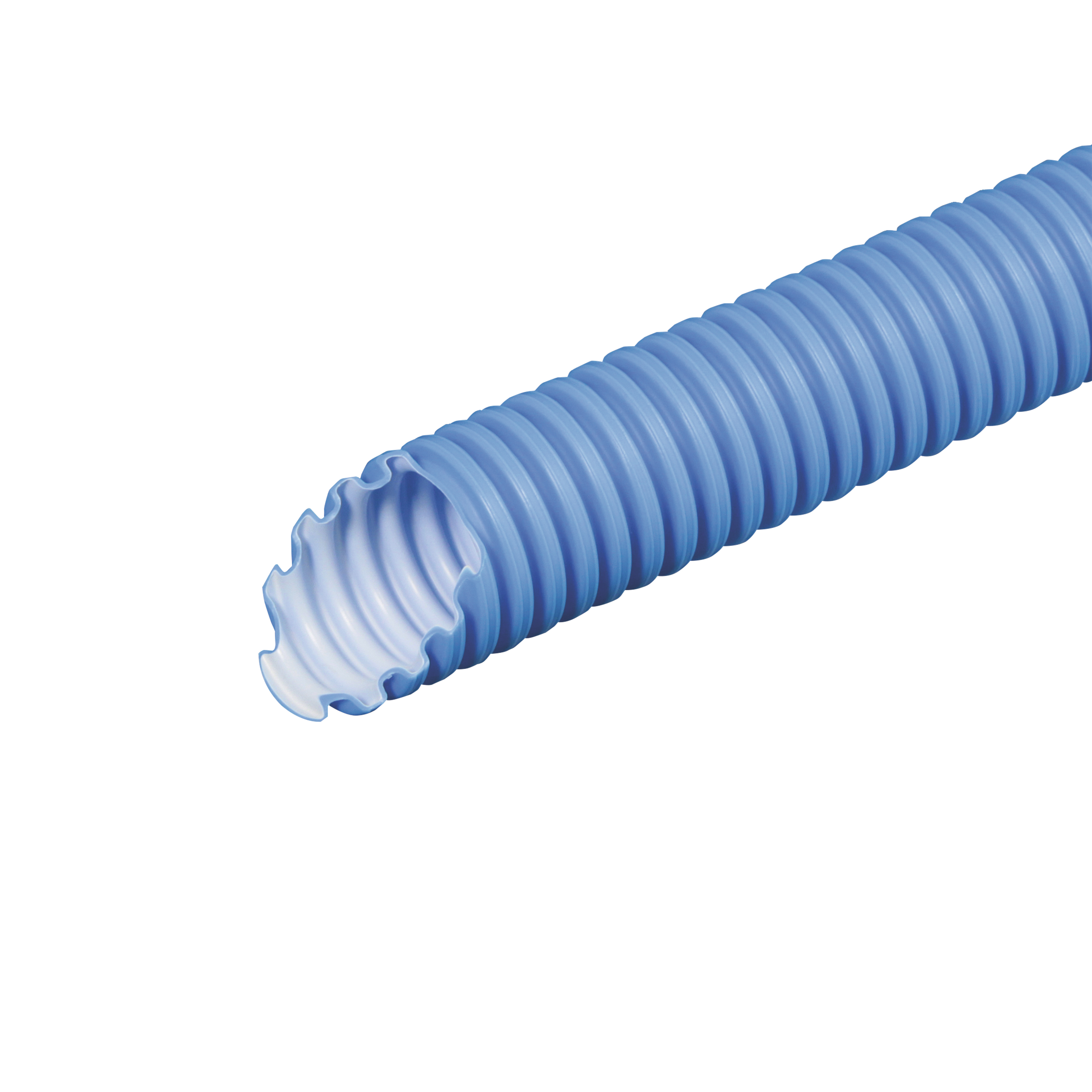 50 M Fränkische Kunststoff-Wellrohr leicht 25,0x18,6mm FBY-EL-F 25 bl